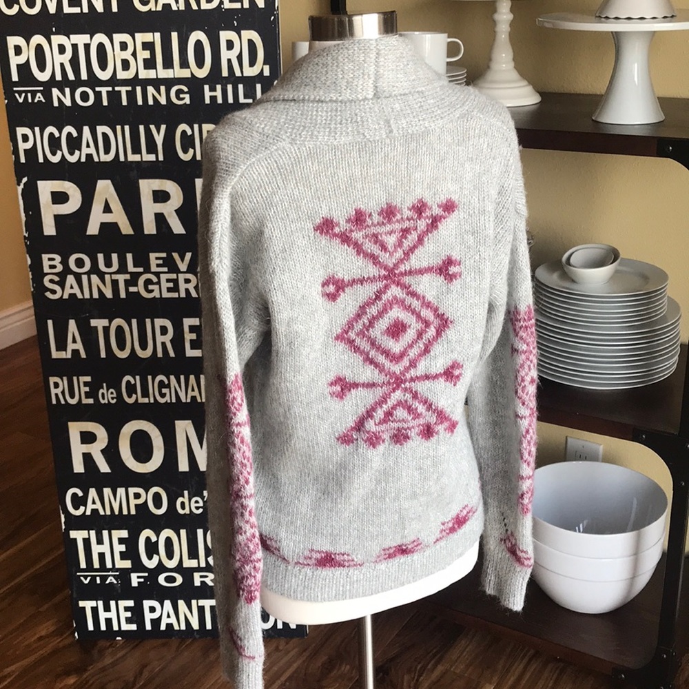 Tribal Shawl Collar Cardigan from Aritzia XS
