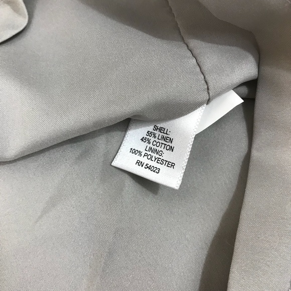 Banana Republic 0P Silver Foil Pleated Skirt - Picture 5 of 7