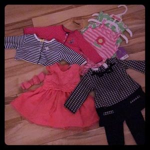 Baby girl clothing (0-3 months) bundle