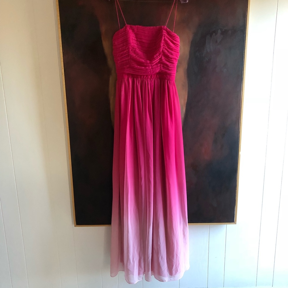 Erin Featherston pink ombré gown
