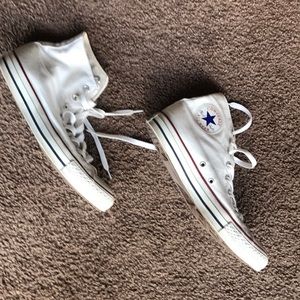 White High Top Converse