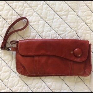 Red Clutch/Wristlet