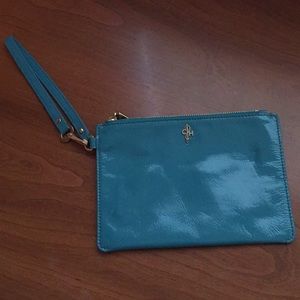 Cole Haan Turquoise Wristlet
