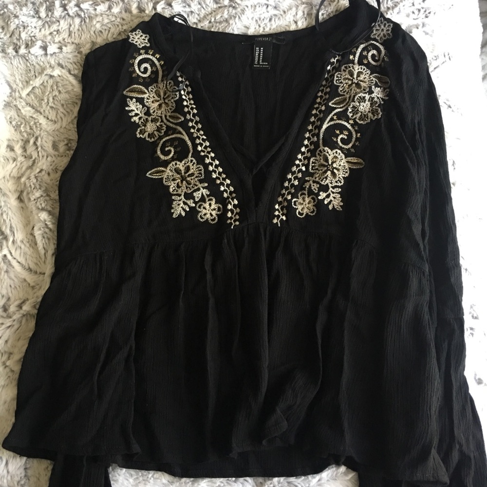 Forever 21 shirt with bell sleeves