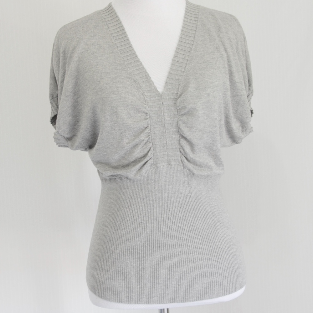 Silk/Cotton Blend Sweater EUC