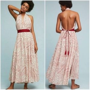 ANTHROPOLOGIE Lilka Samarkand Wrap Maxi Dress M/L