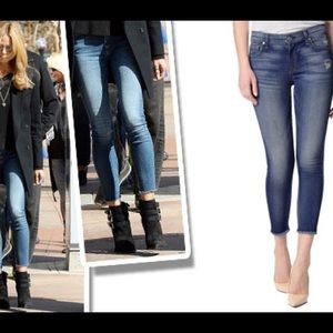 Express raw hem jeans