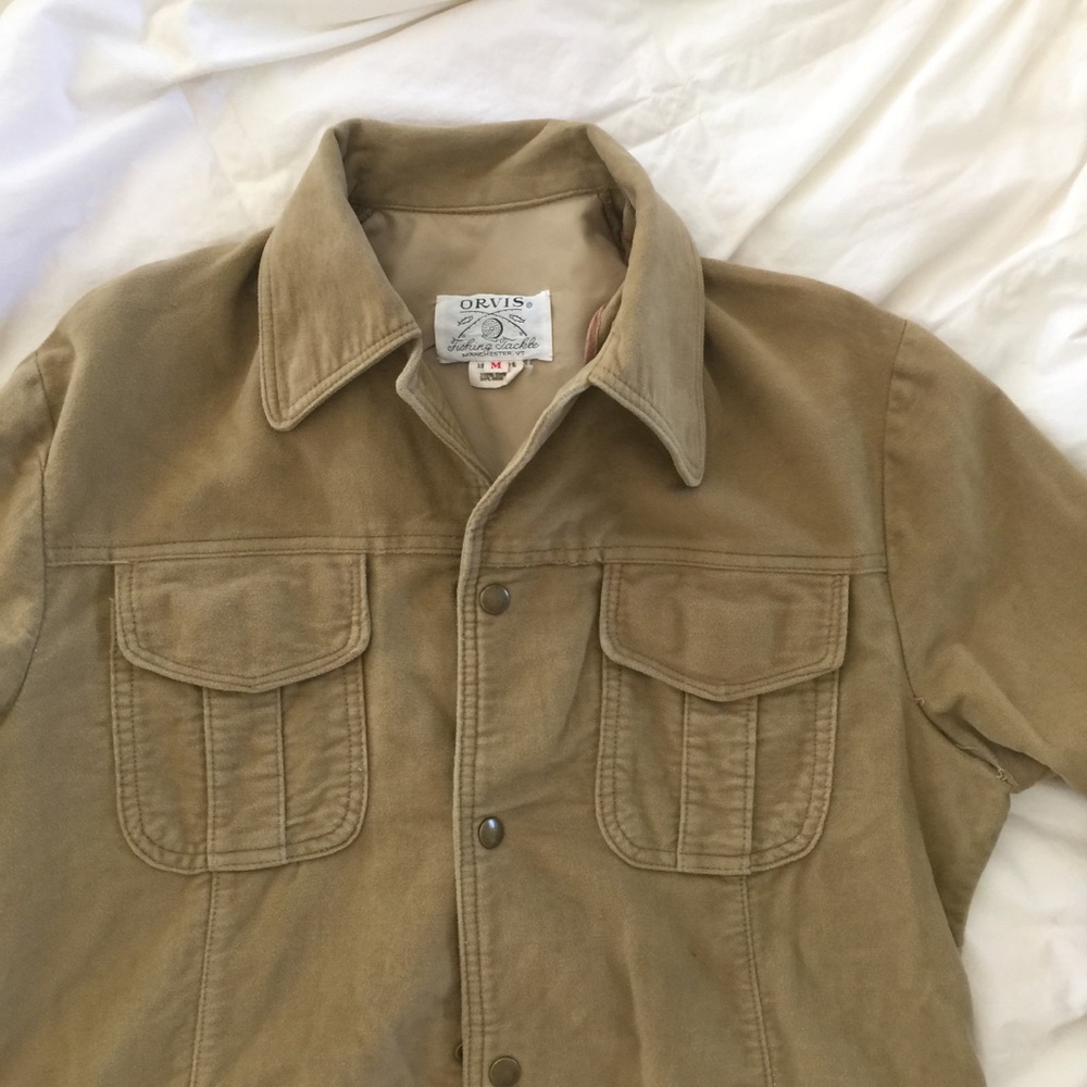 Vintage ORVIS Moleskin Fishing Tackle Jacket - Picture 2 of 5