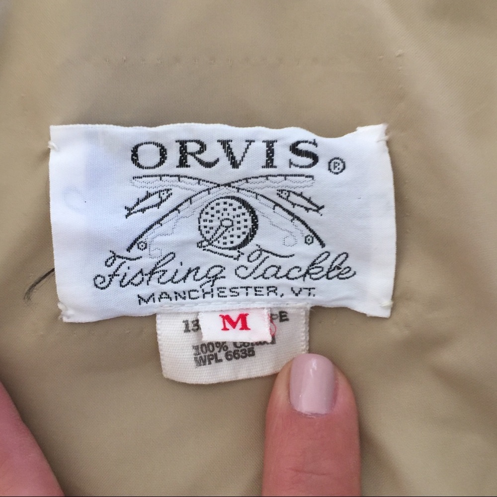 Vintage ORVIS Moleskin Fishing Tackle Jacket - Picture 3 of 5