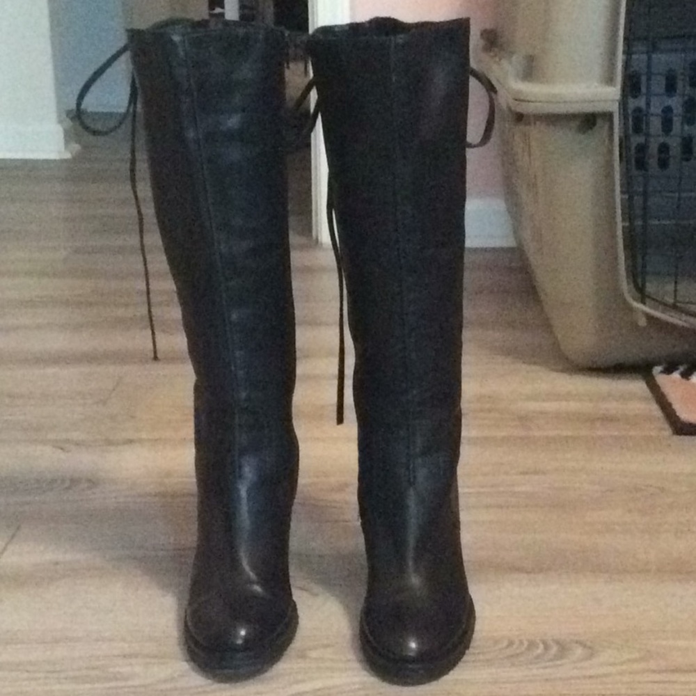 Lace up Wedge Boots