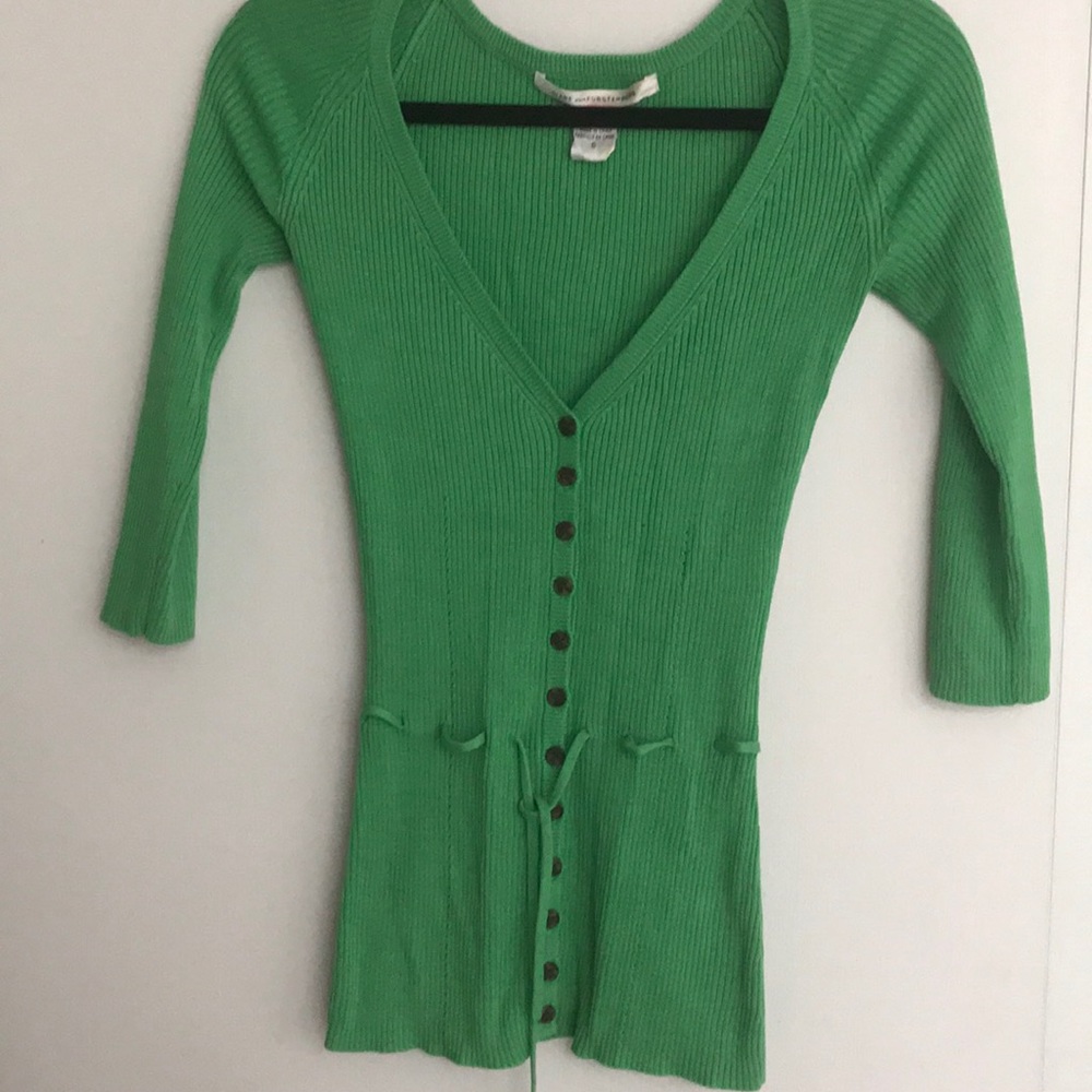 DVF Ribbed Top Sz S