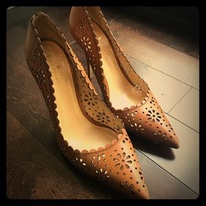 Kate Spade Lana Camel Brown Pumps (10)