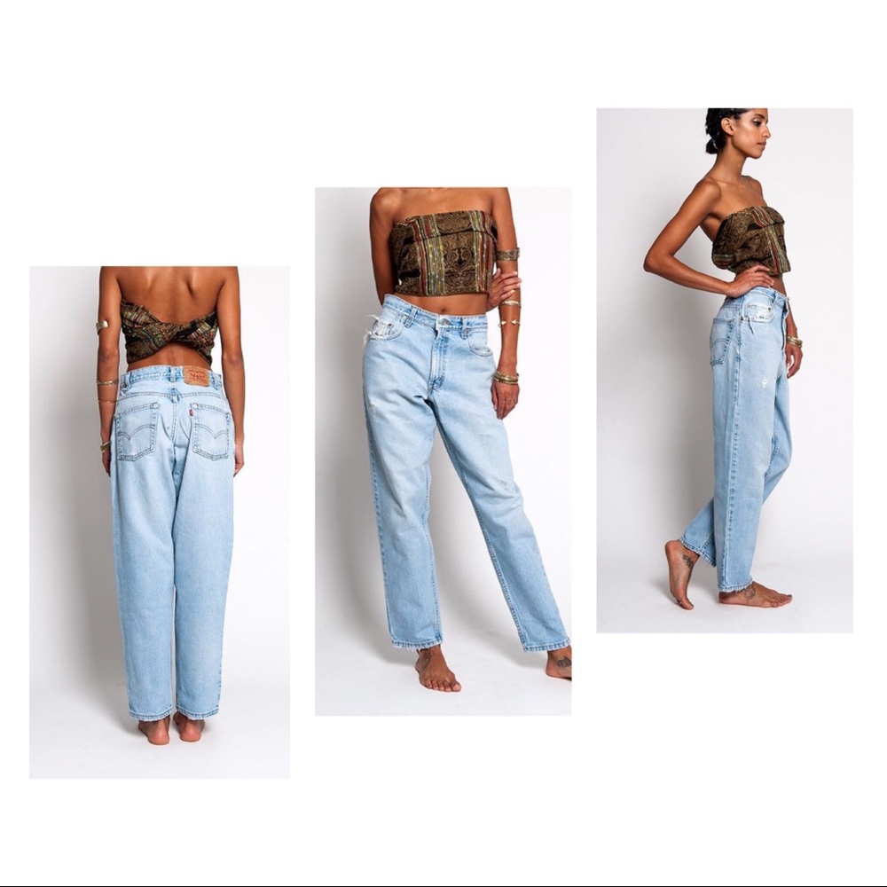 Vintage levis 560 loose fit tapered leg mom jeans - Picture 2 of 8