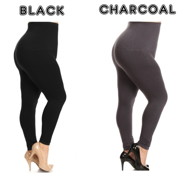 5🌟 TUMMY CONTROL LEGGINGS💕PLUS SIZE - Picture 3 of 5