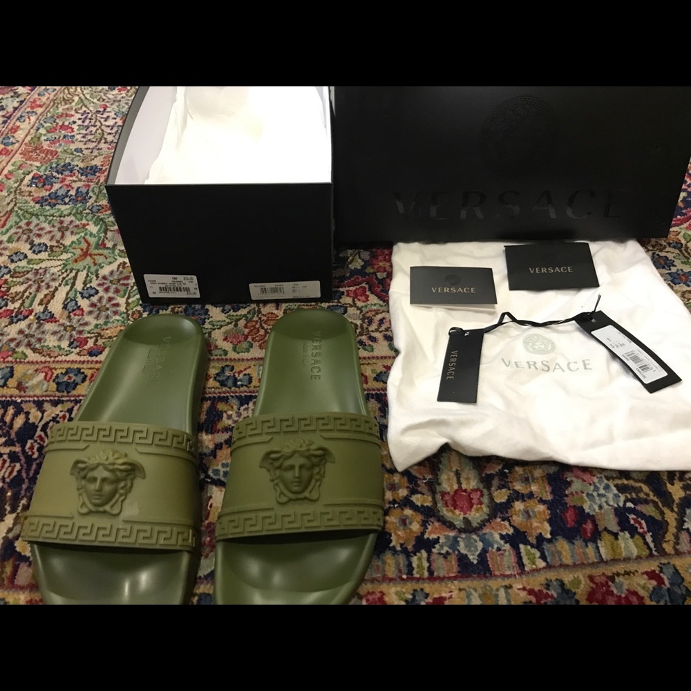 Versace flip flops