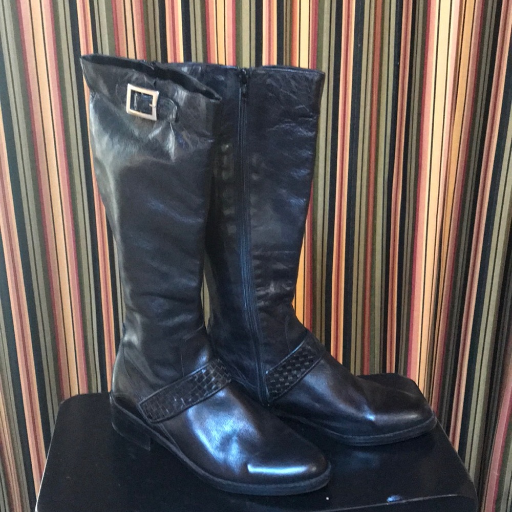 Jessica Simpson black tall boots
