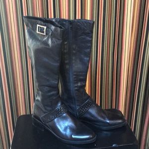 Jessica Simpson black tall boots