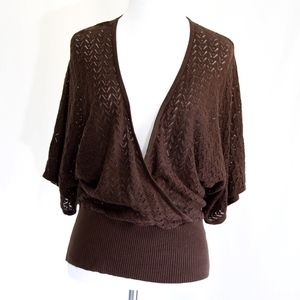 Great crochet sweater butterfly sleeve top