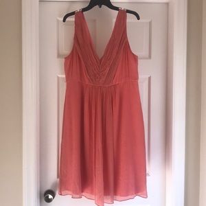 J.Crew Louisa dress in silk chiffon