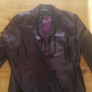 Grape two piece formal suit