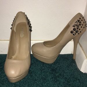spiked platform heels