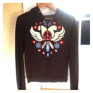 Lucky brand pull over hoodie