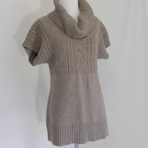 EUC Cowl Neck Cable Sweater
