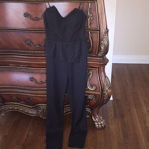 Boohoo skinny leg Jumpsuit Sz Large