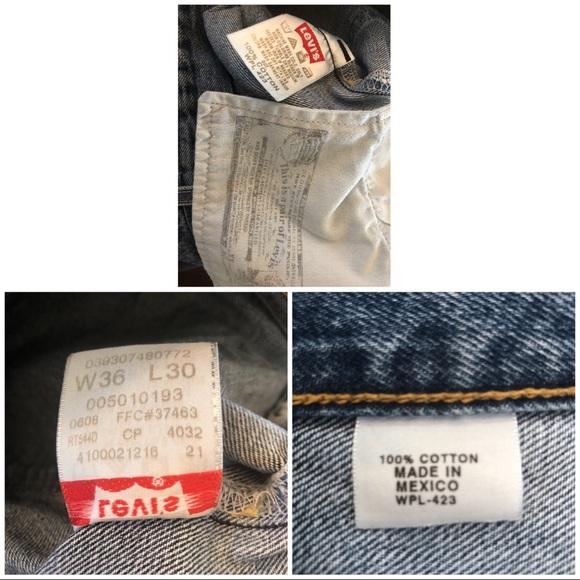 Vintage Levis 501 xx button fly medium wash - Picture 4 of 8