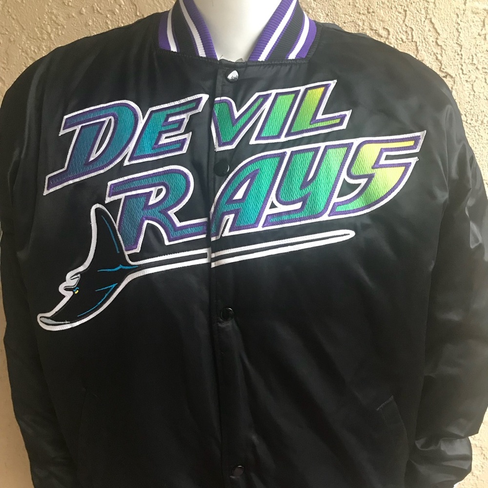 Vintage starter devil rays jacket