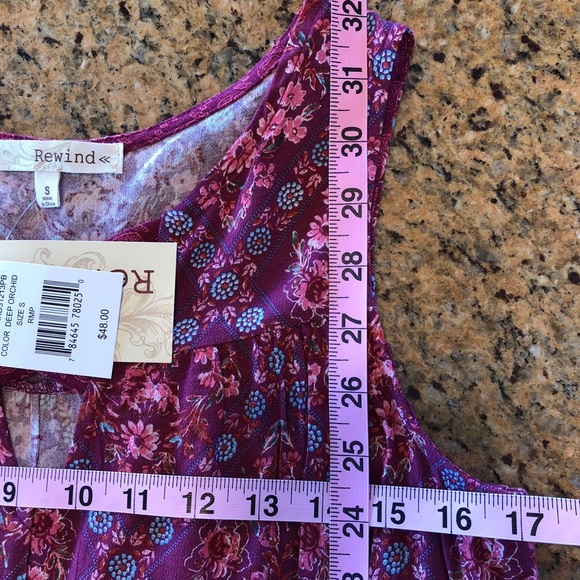 LAST ONE: SIZE SMALL FLORAL PRINT DRESS - Picture 4 of 7