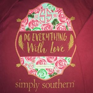 Simply Southern Long Sleeve T, Size: M