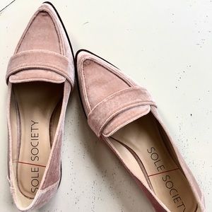 Velvet Blush Loafers