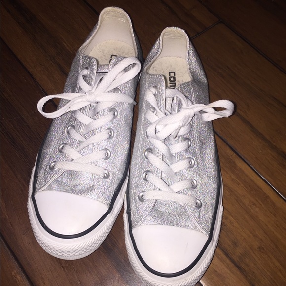 Converse Shoes - Silver Converse