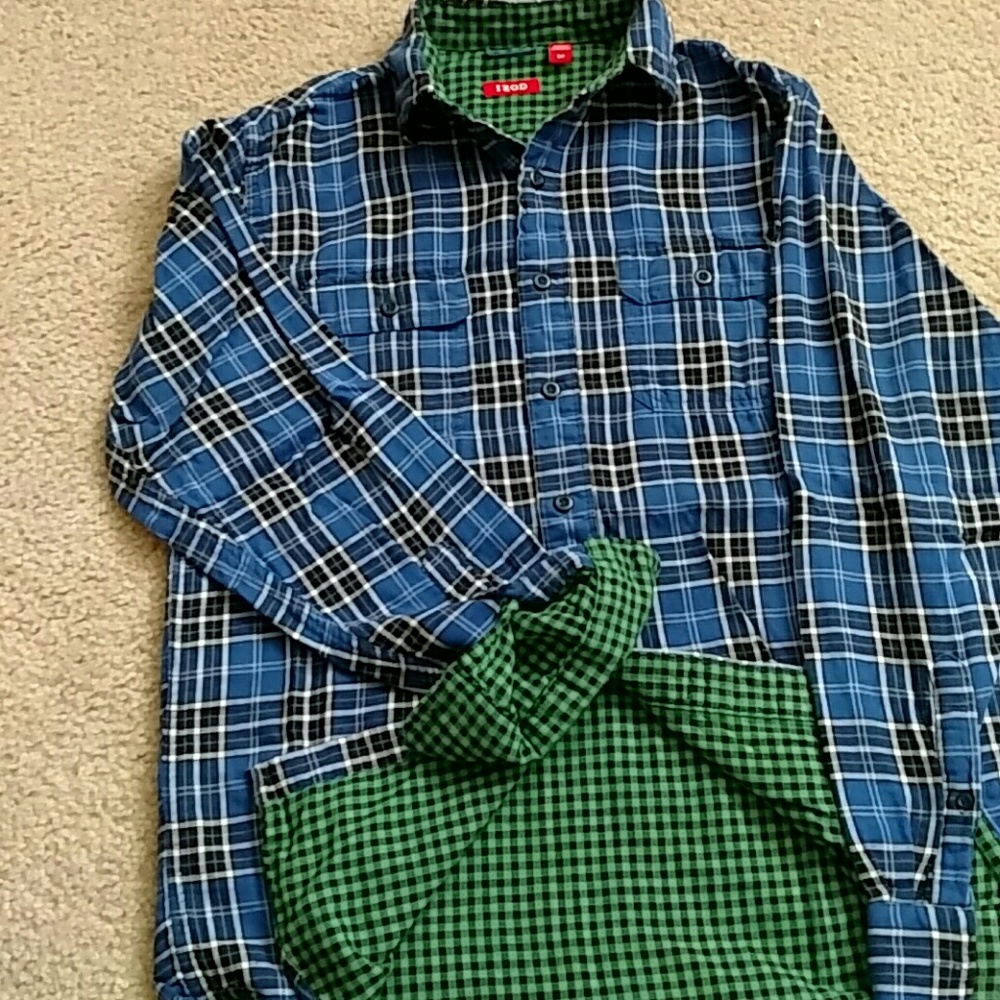 Men's Izod flannel shirt