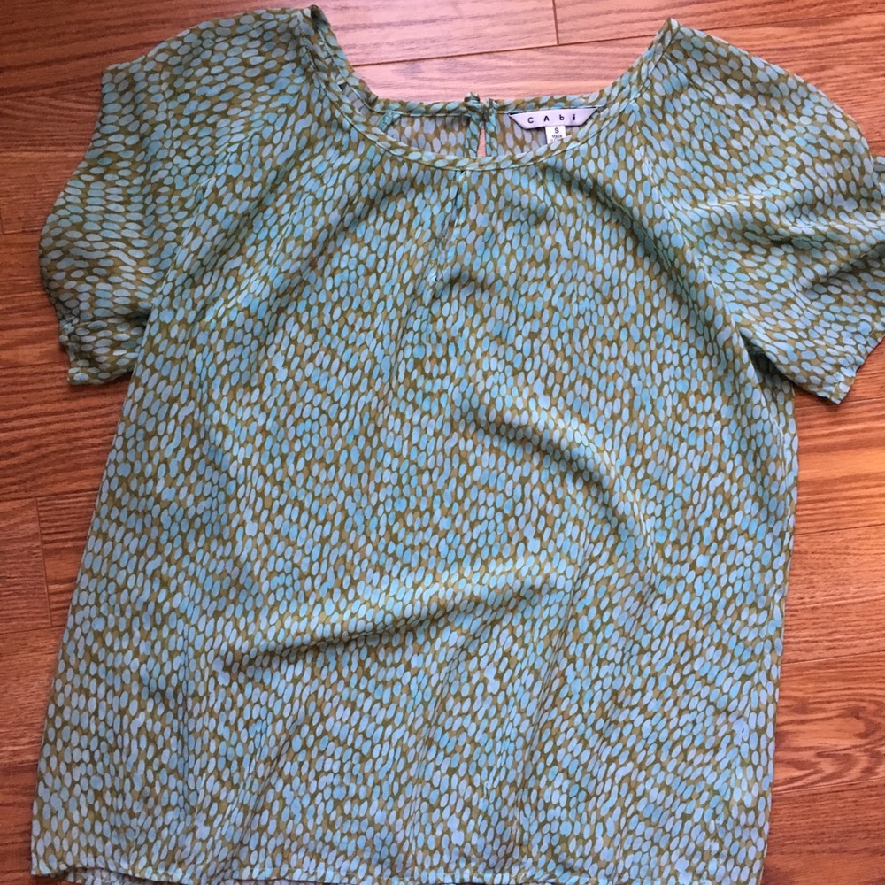 Sheer EUC Cabi tunic shirt