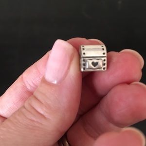 Pandora sterling silver treasure chest charm