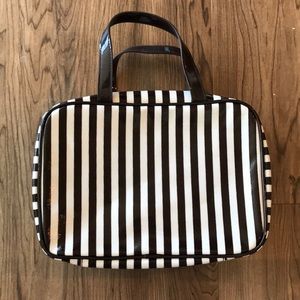 Henri Bender Brown and White Large Weekender Bag
