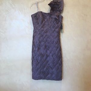 Mikael Aghal formal dress woven silk