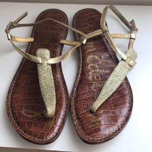 Gold sandals