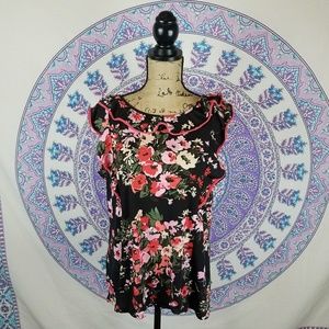 Women's Diana Belle floral print blouse