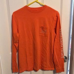 Orange vineyard vines t shirt