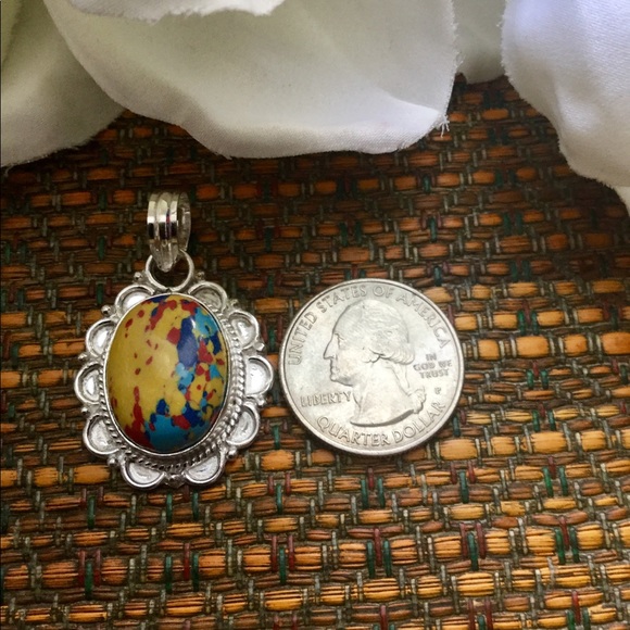 ⚜️Red Jasper Rainbow Pendant⚜️ - Picture 3 of 4