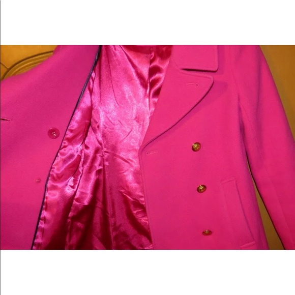 ⚜️J Crew Pink Majesty Peacoat! - Picture 2 of 5