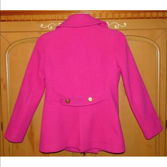 ⚜️J Crew Pink Majesty Peacoat! - Picture 4 of 5