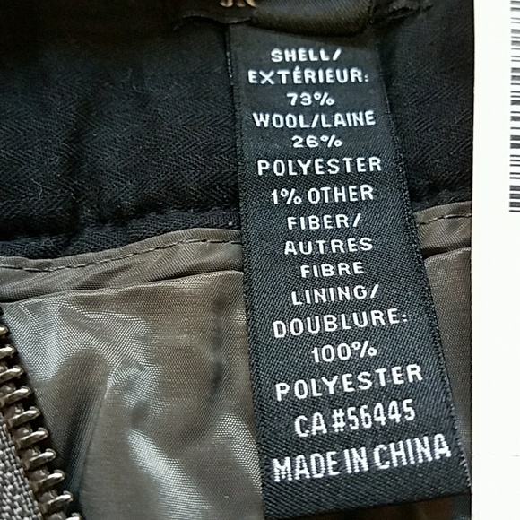 JCREW thick winter wool lurex brown#2 office pencil skirt Holiday.Medium size 8 - Picture 7 of 8