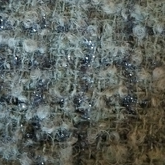 JCREW thick winter wool lurex brown#2 office pencil skirt Holiday.Medium size 8 - Picture 8 of 8