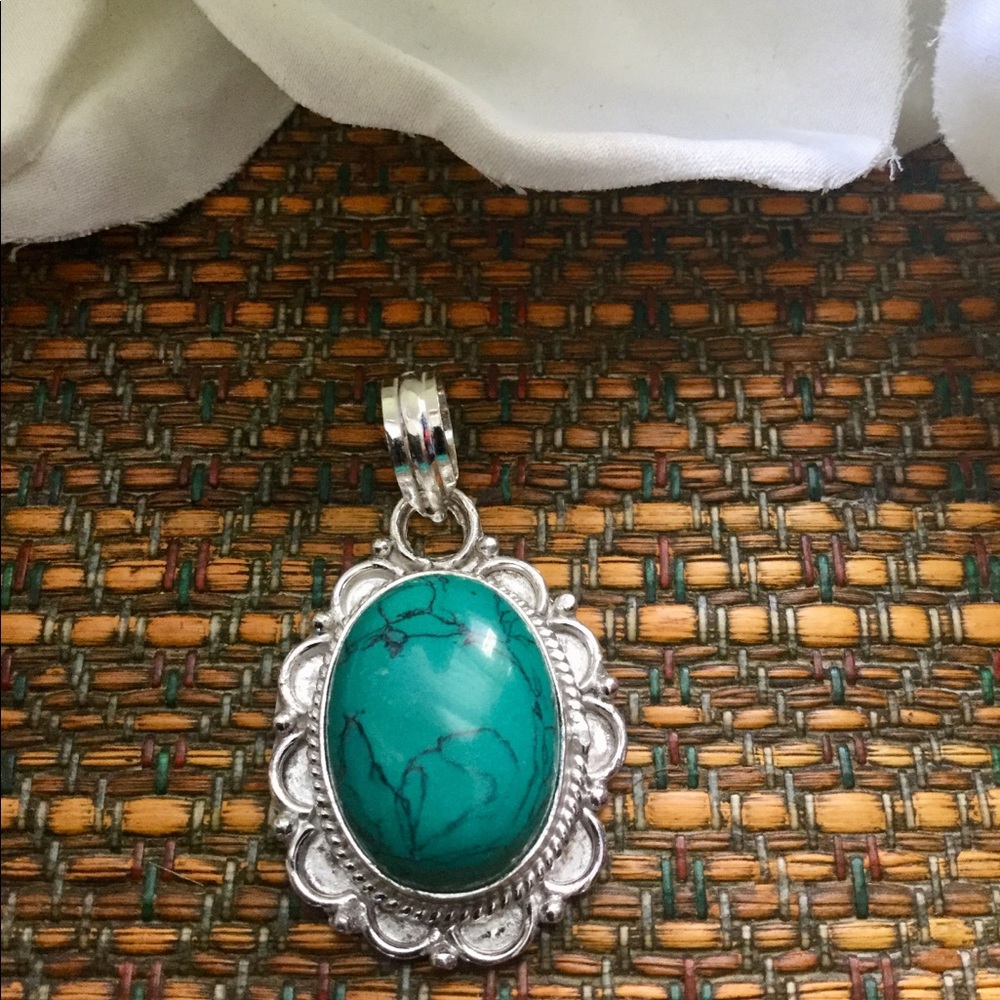 ⚜️Green Turquoise Pendant⚜️