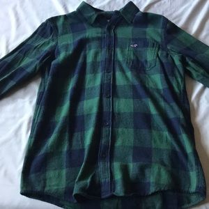 Hollister Long Sleeve Flannel Shirt