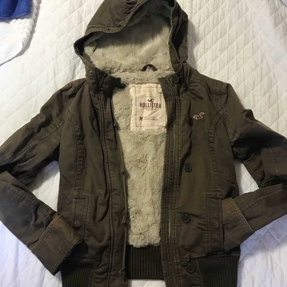 Olive green Hollister jacket